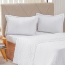 Ver imagem 2 de Kit Colcha King Santorini New 260x280cm Branco