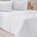 Ver imagem 4 de Kit Colcha King Santorini New 260x280cm Branco
