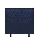 Ver imagem 1 de Cabeceira Estofada Istambul Capitonê 100cm Solteiro Box Quarto Suede Azul Marinho - Gat Magazine