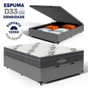 Ver imagem 3 de Cama Box Baú - Colchão Espuma D33 Ortobom Airtech 100 Casal