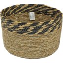 Ver mais imagens de Kit 3 Cestos em Palha Organizadores Decorativos Multitamanhos Palha