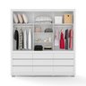 Guarda-Roupa Bartira Arezzo com 3 Portas e 9 Gavetas - 3