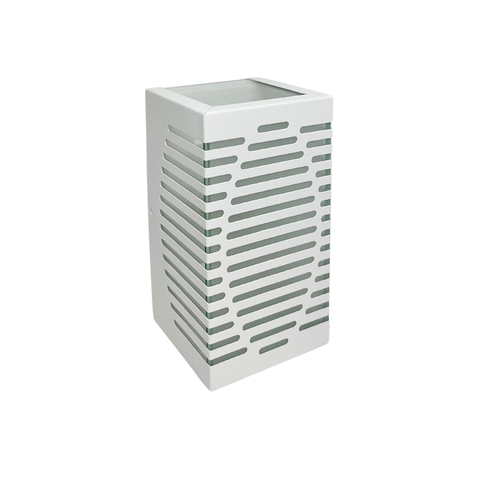 Arandela De Aluminio G9 Bivolt Branco Rioprelustres 6219 Arandela 6219