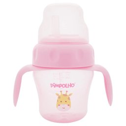 Copo de Treinamento com Alça Bico Flexivel 150ml Girafa Pimpolho - 2
