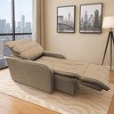 Ver imagem 3 de Poltrona Graça Cadeira Papai Mamãe Idoso Reclinável e Retrátil Capuccino