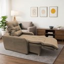 Ver imagem 2 de Poltrona Graça Cadeira Papai Mamãe Idoso Reclinável e Retrátil Capuccino