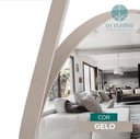 Ver imagem 2 de Espelho Decorativo Adnet Redondo 60cm com Alça Gelo