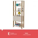 Ver imagem 4 de Estante para Livros Match com 1 Porta e 3 Prateleiras Artely