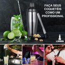 Ver imagem 2 de Kit Bar Lorben com 12 Peças Inox Coqueteleira 550ml Barman Caipirinha
