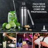 Kit Bar Lorben com 12 Peças Inox Coqueteleira 550ml Barman Caipirinha - 2