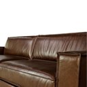 Ver imagem 3 de Sofá Wilky 3 Lugares Fixo Couro Marrom 240cm - 69795
