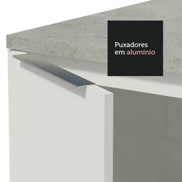Armário de Cozinha Completa 290cm Branco/Branco/Rustic Stella Madesa 01 - 7