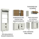 Ver imagem 5 de Armário de Cozinha Completa 290cm Branco/Branco/Rustic Stella Madesa 01
