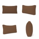 Ver imagem 2 de Almofada Decorativa Maia Cheia Fofinha com Zíper 36x60 Linho para Sofá Cama Poltrona Fibra Siliconad