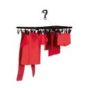 Ver imagem 4 de Mini-varal Retangular Dobrável 32 Prendedores Preto Mor