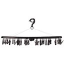 Ver imagem 2 de Mini-varal Retangular Dobrável 32 Prendedores Preto Mor