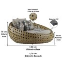 Ver imagem 3 de Chaise Barcelona em Alumínio e 2 Espreguiçadeiras Bona e Mesa para Área, Sala, Edícula, Piscina - Ar