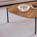 Ver imagem 2 de Mesa de Centro Organica Pe Metal Preto Hanover 28014 Artesano Hanover Preto
