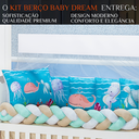 Ver imagem 2 de Kit Berço Baby Dream 10 Peças Super Aconchegante e Charmoso Sublimado:fundo do Mar
