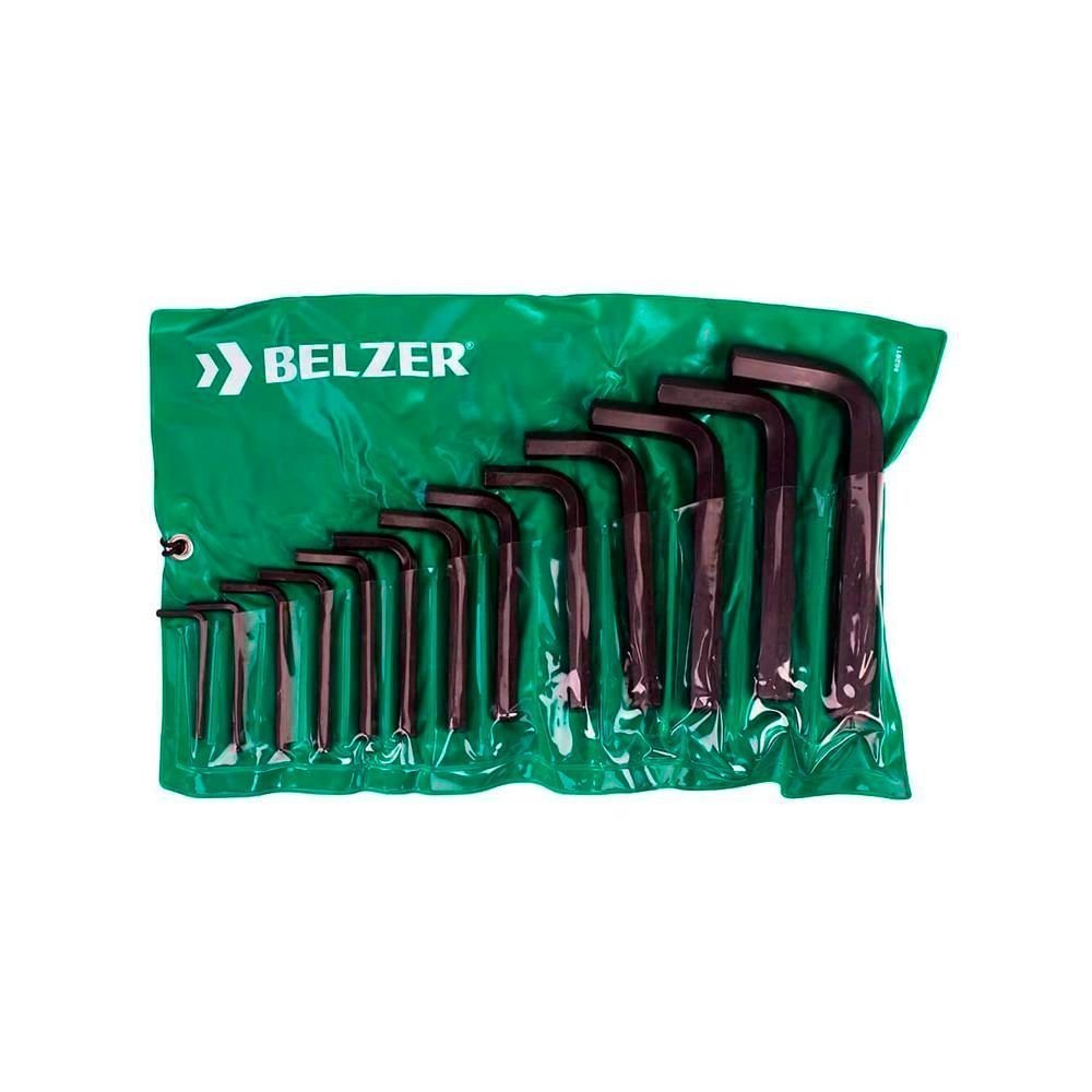 Jogo Chave Allen Hexagonal Longa 4 Mm À 19 Mm 13 Peças - Belzer
