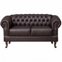 Ver imagem 3 de Namoradeira Chesterfield Duque 2 Lugares em Couríssimo Café