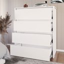 Ver imagem 3 de Cômoda Celeste 4 Gavetas Branco - Panorama Móveis