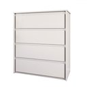 Ver imagem 4 de Cômoda Celeste 4 Gavetas Branco - Panorama Móveis