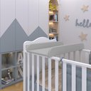 Ver imagem 6 de Trocador De Fraldas Almofadado Para Berço P02 Cinza - Lyam Decor