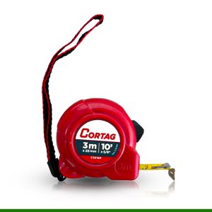 Trena Métrica de 3 Metros 25mm Basica para Trabalho
