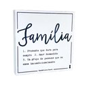 Ver imagem 2 de Quadro Box Familia Significado em Mdf 25x25
