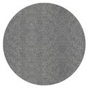 Ver imagem 1 de Tapete Redondo Jacquard Suíça Cinza 71% Algodão 29% Poliéster Antiderrapante para Sala Quarto Decora