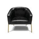 Ver imagem 6 de Cadeira Sala de Jantar Pé Ferro Dourado Kit 2 Stella Sintético Pu D03 - D'Rossi