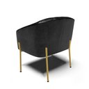 Ver imagem 7 de Cadeira Sala de Jantar Pé Ferro Dourado Kit 2 Stella Sintético Pu D03 - D'Rossi
