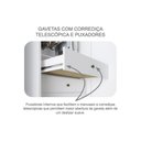 Ver imagem 6 de Guarda Roupa 4 Portas e 3 Gavetas Moderni/Sevilha Cumaru/Fendi 25 - Novo Horizonte