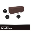 Ver imagem 5 de Recamier Bau Estofado Casal Padrão Anita 140 Cm Veludo