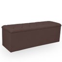 Ver imagem 1 de Recamier Bau Estofado Casal Padrão Anita 140 Cm Veludo