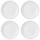 Ver imagem 1 de Jogo 4 Pratos Sobremesa 19,2cm Porcelana Legacy Silver L'Her