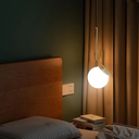 Ver imagem 2 de Luminária Pendente Jabuticaba 45cm Angular Globo Vidro 15cm Teto Gimpo Kjdd-e-059-12 + 1 Lâmpada Led