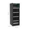 Cervejeira Venax 209L Color Light Preto Porta Invertida 127V - 2