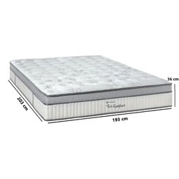 Colchão King Molas Ensacadas Tri-confort 193x203x36 - Sankonfort - 6