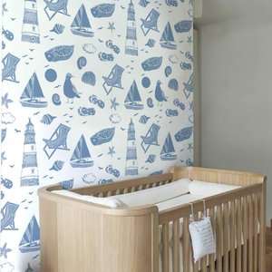 Papel de Parede - Diversos - Mod 120 Itens Marítimos-60x300cm