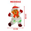Ver imagem 6 de Kit 16 Pendente Árvore Natal Noel Rena Urso Boneco Neve 19cm