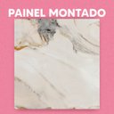 Ver imagem 3 de Papel de Parede Painel 3D Mármore Calacata Bege 2M Revestimento Auto Colante Brilho Marmorizado