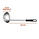 Ver imagem 2 de Concha de Servir Feijão Sopa Caldo 9cm Cabo 23cm Baquelite