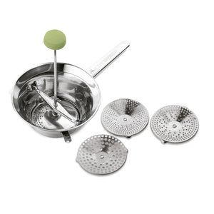 Passa Verduras Inox com 3 Discos 20 Cm Vera