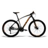 Bicicleta aro 29 GTS I-vtec SX Freio a disco 27 Marchas Rosca com Suspensão 17 Preto / Laranja - 1