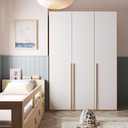 Ver imagem 1 de Guarda Roupa Solteiro 3 Portas de Mdf 18mm Quater Linha Join