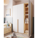 Ver imagem 3 de Guarda Roupa Solteiro 3 Portas de Mdf 18mm Quater Linha Join