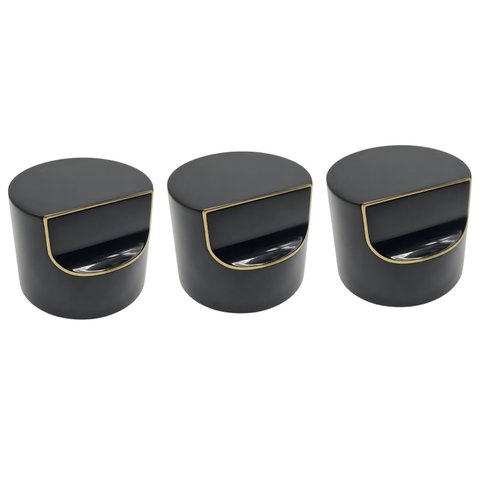 Misturador Bidê Sigma Bicolor Preto Fosco e Dourado Deca - 1895e65pbdo