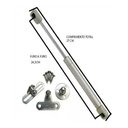 Ver imagem 1 de Pistão a Gás Amortecedor 80N (8kg) 3 Peças Abre para Cima